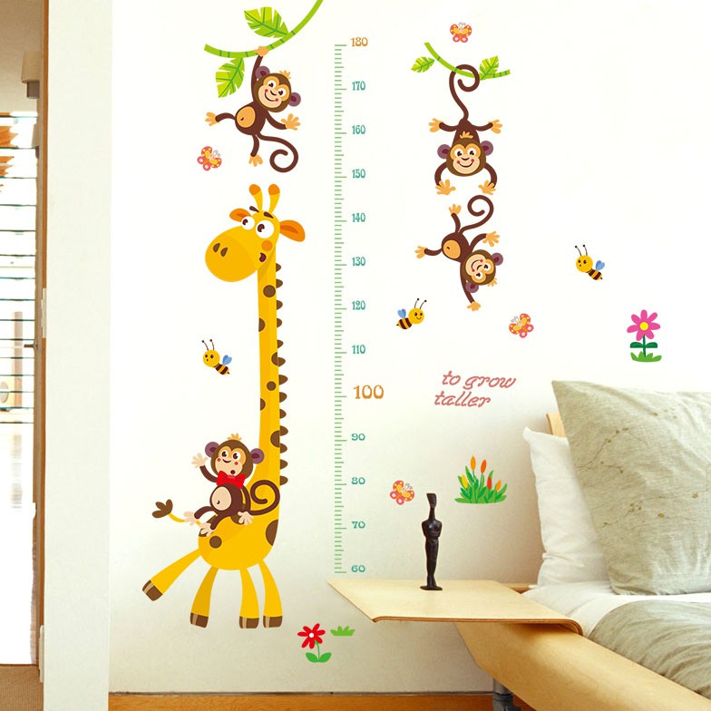 Tranh dán tường cho bé [CỰC_RẺ] - Decal dán tường cho bé có keo sẵn bóc dán dễ dàng TE04