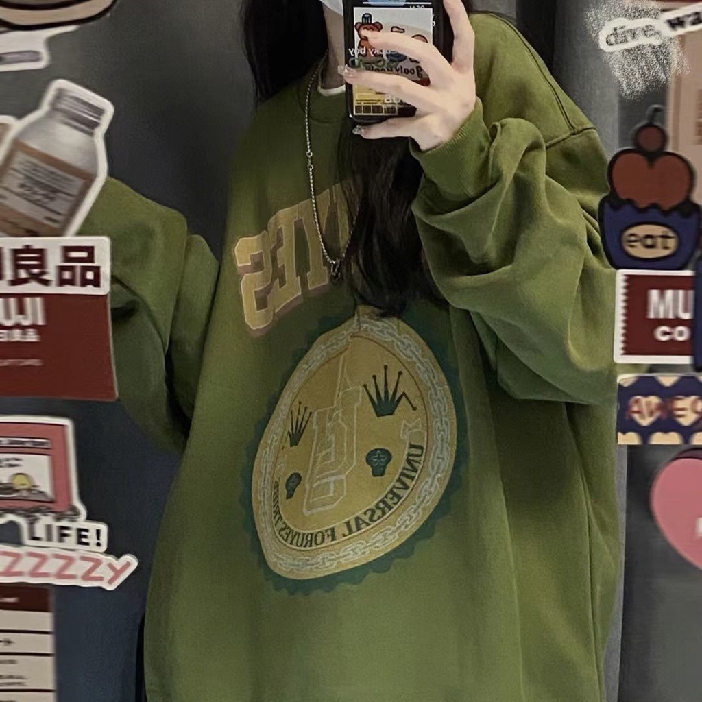Áo Hoodie Thời Trang Xuân Thu Phong Cách Mới Cho Nữ