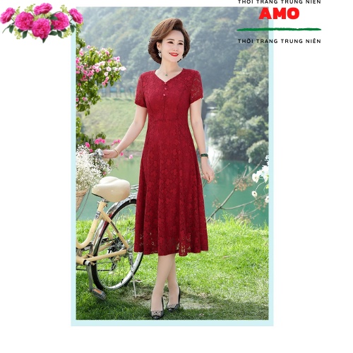 ĐẦM TRUNG NIÊN CAO CẤP.  REN DÁNG DÀI CHO MẸ, CHO BÀ