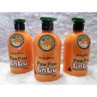 Sữa tắm gội Paw Paw Baby Healthy Care 500ml