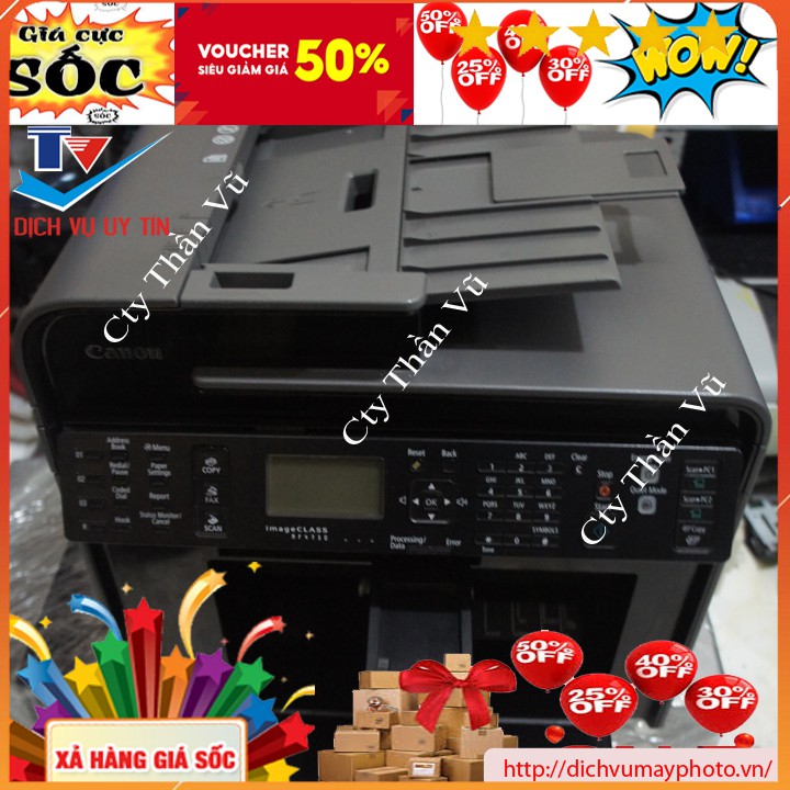 Máy in cũ Canon MF 4750 đa năng in photocopy scan fax máy đẹp trên 80%