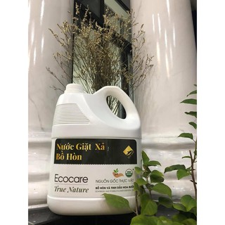 Nước Giặt Xả Hữu Cơ Bồ Hòn Tinh Dầu Hoa Bưởi Dung Tích 4000ml thương hiệu Ecocare