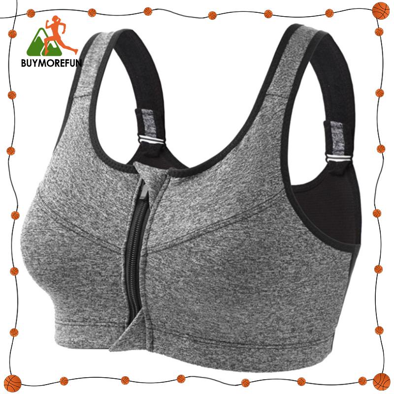 Women Sports Bra High Impact Support Workout Yoga Shock Absorber