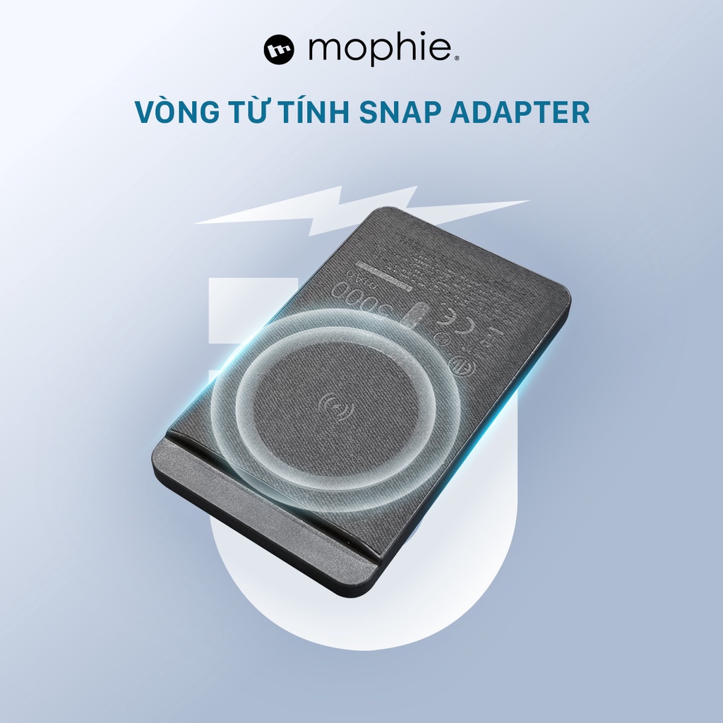Pin sạc dự phòng không dây Mophie snap+ juice pack mini V2 5,000mAh