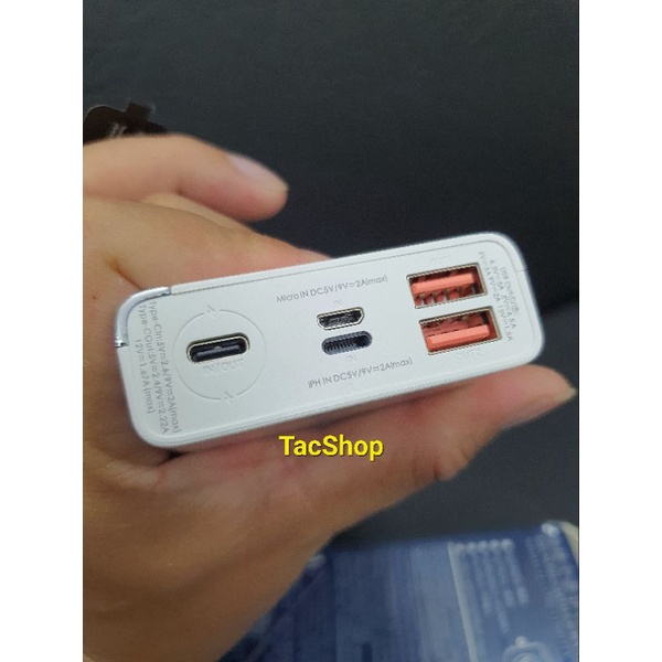 Pin sạc dự phòng Remax RPP-108 dung lượng 20.000mAh hỗ trợ sạc nhanh 22.5W