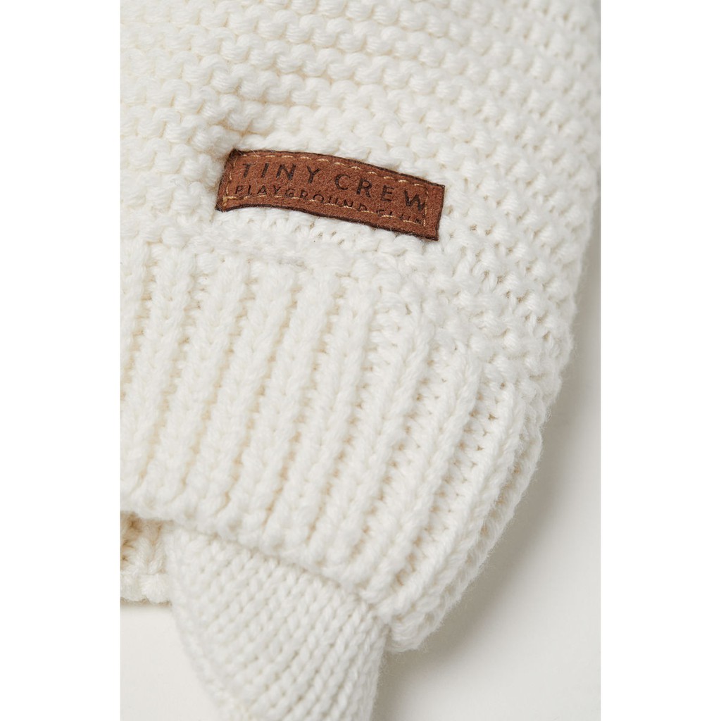 Mũ len hồng xám HM H&M _hàng chính hãng authentic