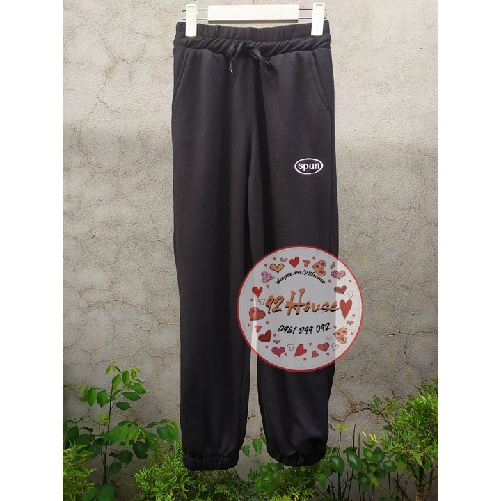 Quần Jogger SPUN Unisex phong cách Ulzzang / Quần thụng ống rộng bo chun