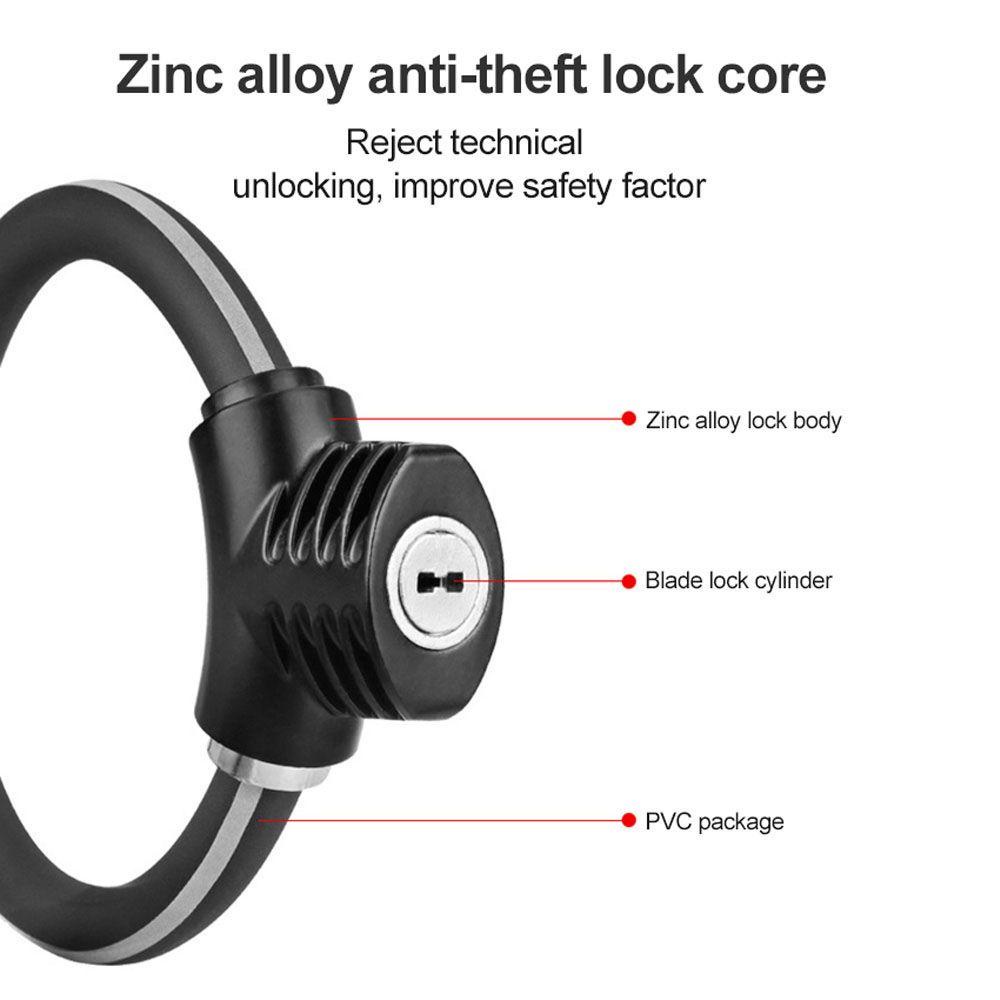 Khóa Xe Đạp Chống Trộm Bằng Thép Không Gỉ DANILO