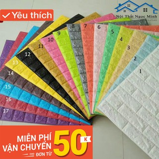SỈ LẺ TẤM XỐP DÁN TƯỜNG 3D CÁCH ÂM CÁCH NHIỆT GIÁ RẺ HÀ NỘI