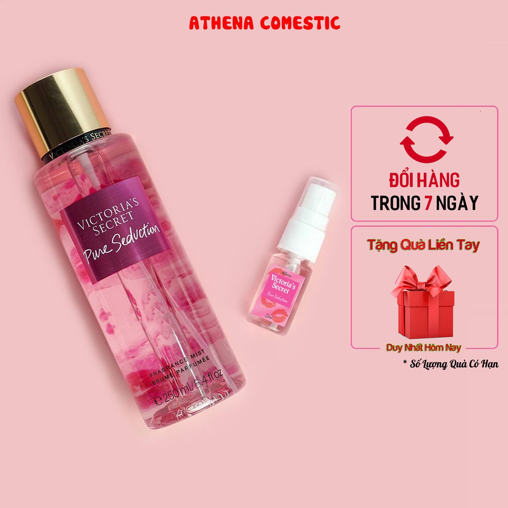 Xịt thơm hương nước hoa toàn thân Victoria Secret, Bath And Body Works 30ML | Thế Giới Skin Care