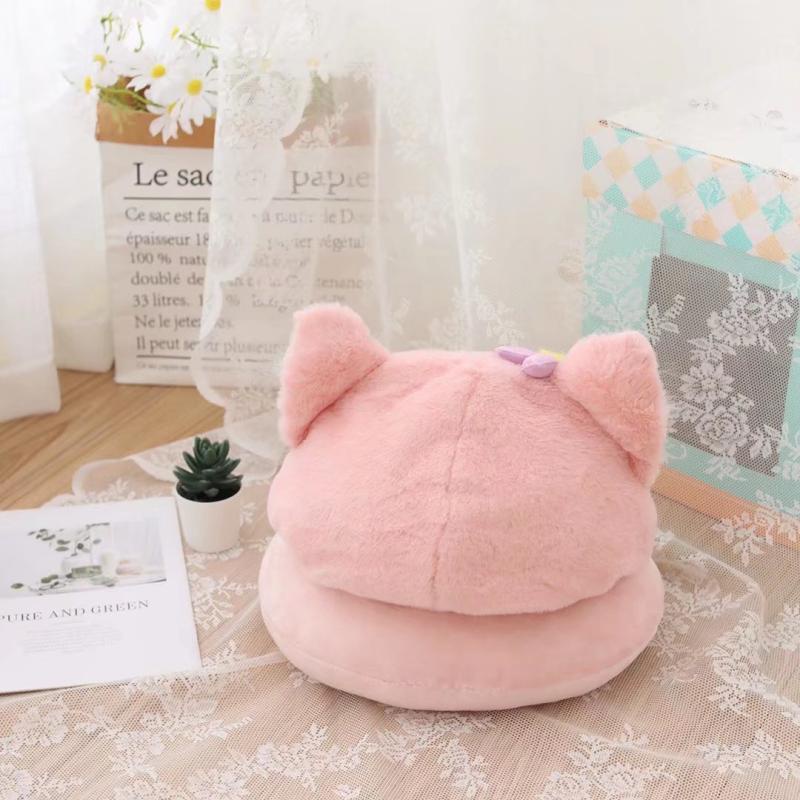 Gối trùm đầu kê cổ chữ U hình con cáo hoạt hình dễ thương tiện dụng