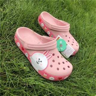 Sục croc liter hình thỏ màu hồng cực xinh cho nữ