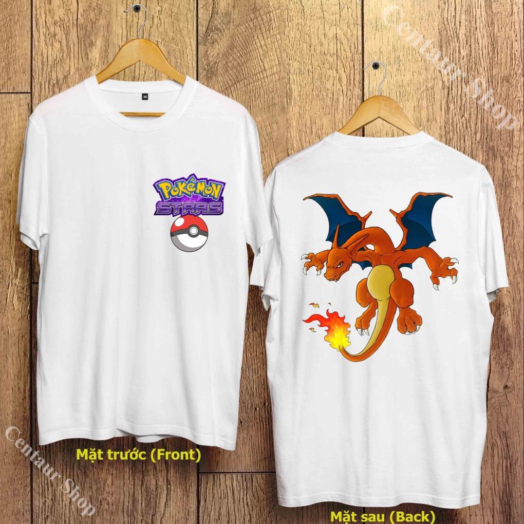 [ƯU ĐÃI] 🎁 Áo Charizard - Áo Lizardon - Charizard T-Shirt siêu đẹp - CRZ-002
