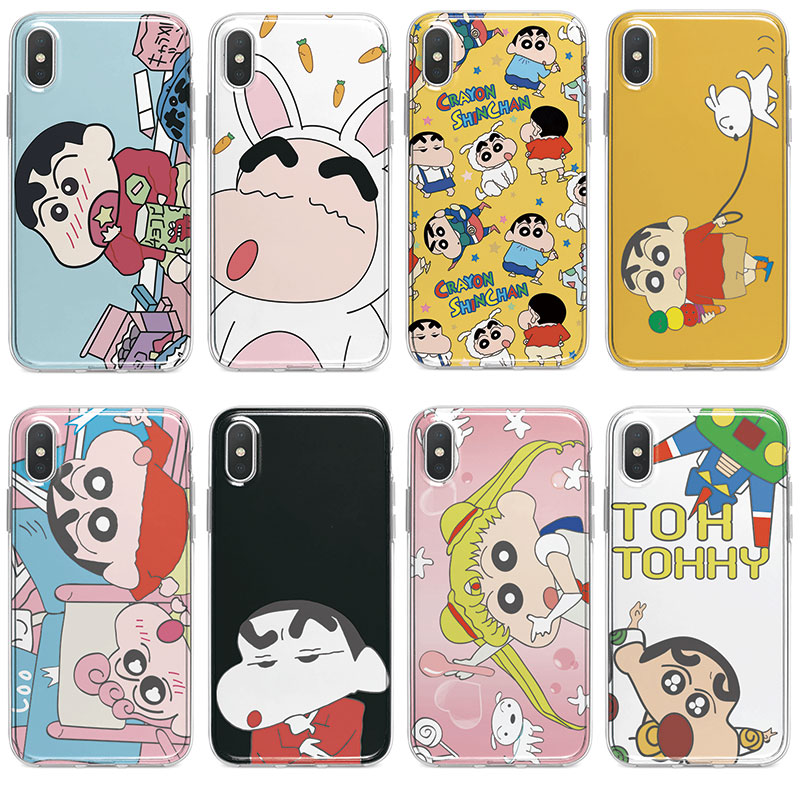 Ốp Lưng Ốp Lưng Meizu M6 M3 M5 Note M3S Vỏ Điện Thoại Silicone Mềm Bút chì Shin chan