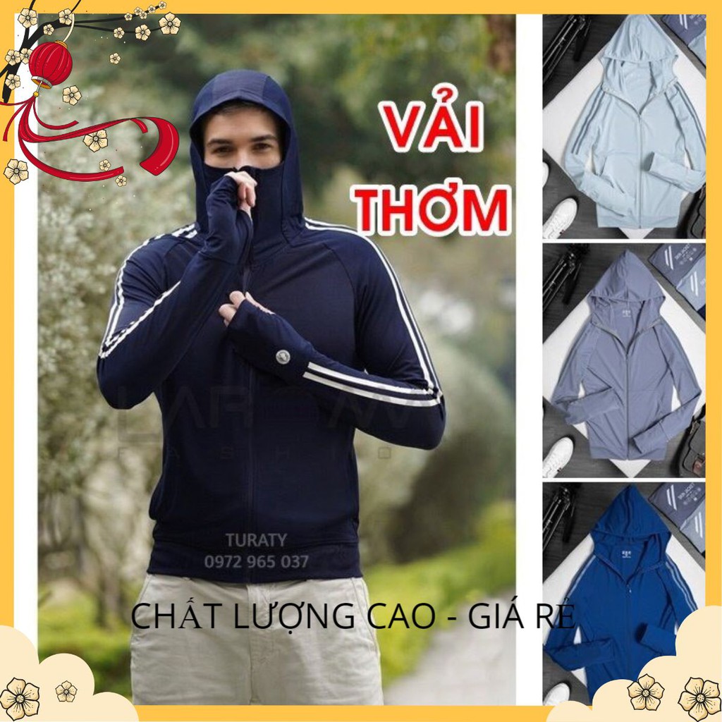 Áo Chống Nắng Nam Nữ, Vải Thơm Cao Cấp Tự Có Hương Thơm, Chống Tia UV, Kẻ Sọc 2 Tay Mới Nhất Hè 2021 Senko.Shop01