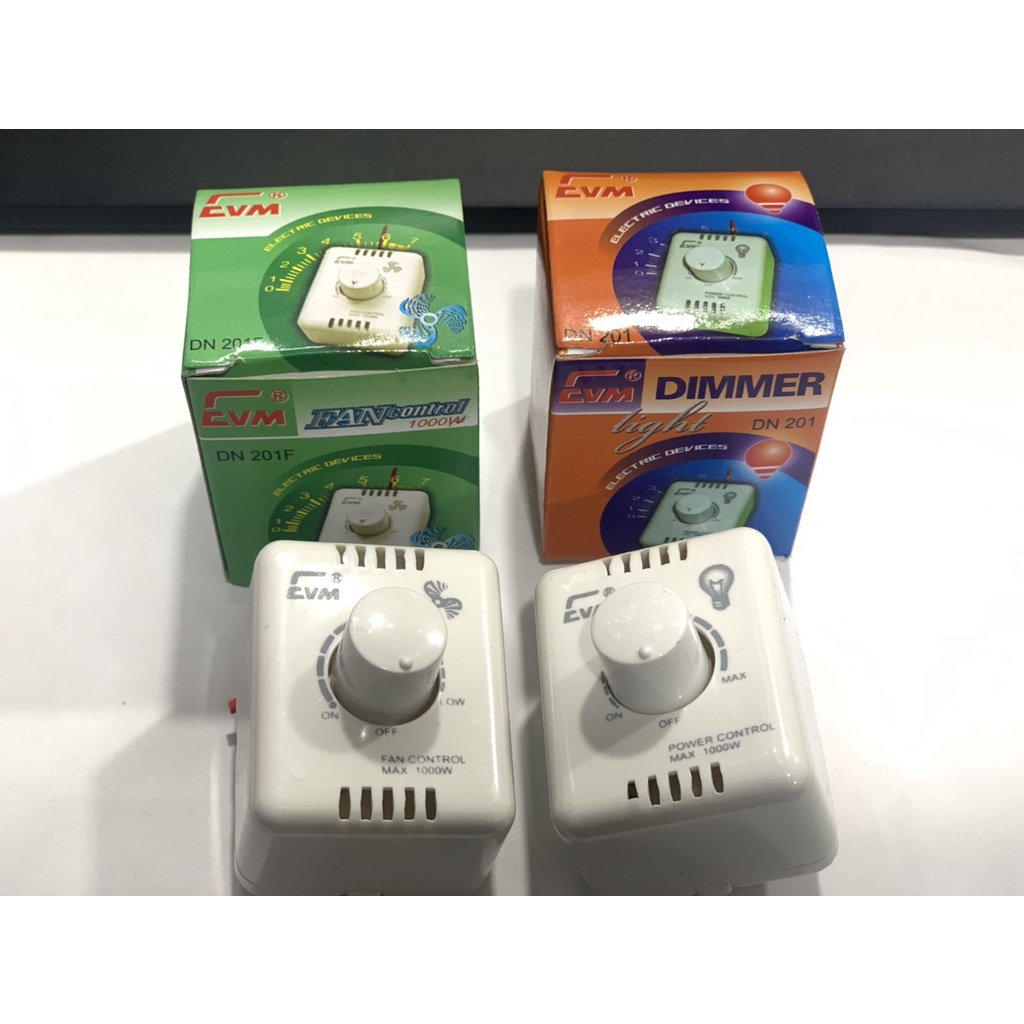 Dimmer Đèn, Quạt  EVN (Nổi) 1000W