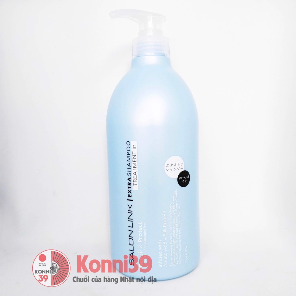 DẦU GỘI SIÊU DƯỠNG SALON LINK EXTRA NỘI ĐỊA NHẬT ( CHAI MÀU XANH - 1000ML )