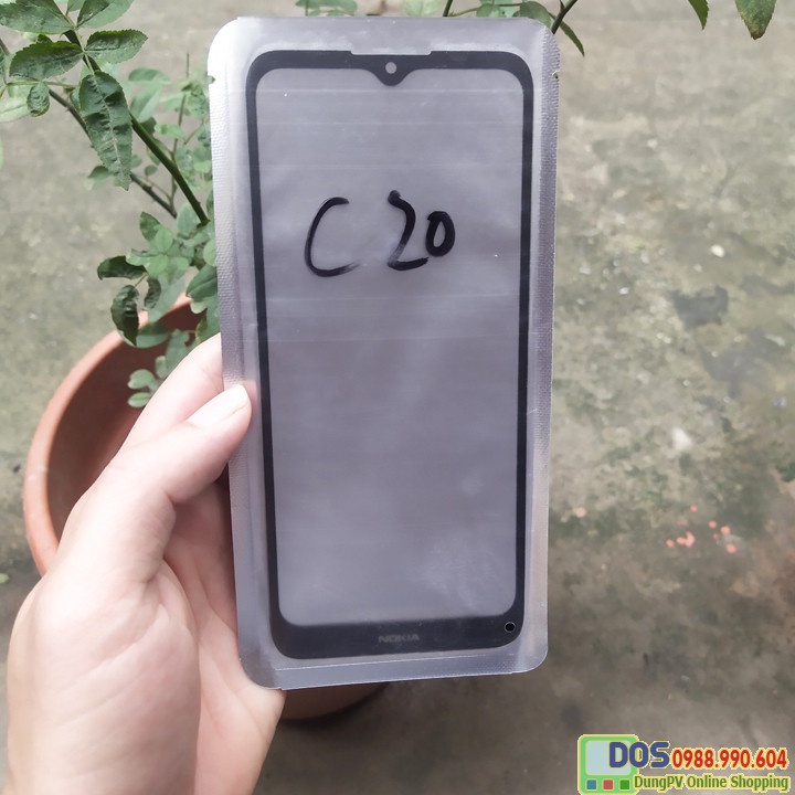 Kính ép Nokia C20 C30 liền keo