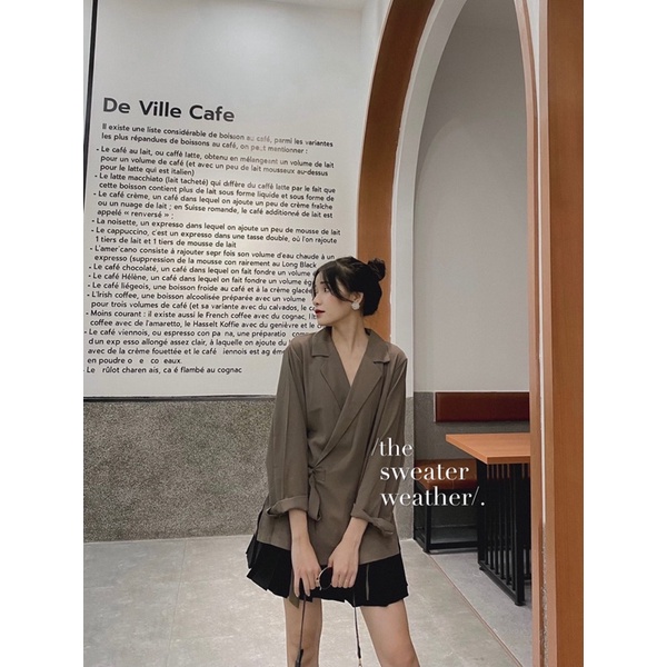 Áo sơ mi vạt chéo thắt nơ chất trượt ulzzang ( Ảnh thật ) | BigBuy360 - bigbuy360.vn