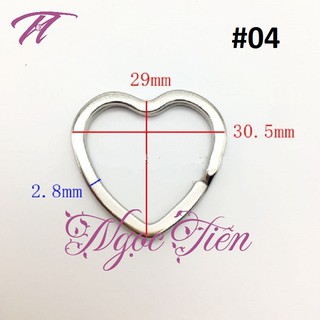 [2 cái] Khoen móc khóa loại tốt