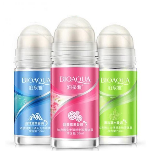 Lăn nách Bioaqua 50ml – Siêu Phẩm hỗ trợ giảm Hôi Nách Hương Thơm Dịu