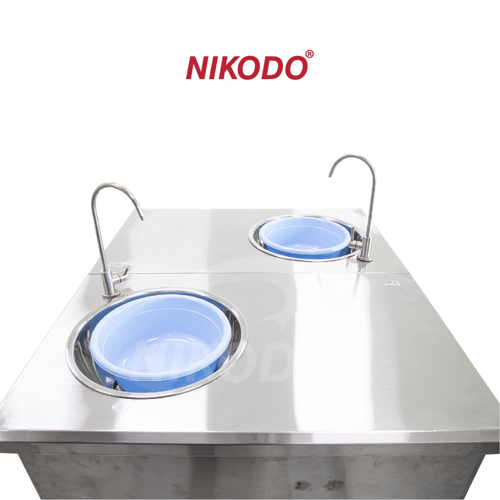 Bàn tinh chế yến 2 người, đạt chuẩn ISO22000, 100% inox 304 không gỉ - Nikodo