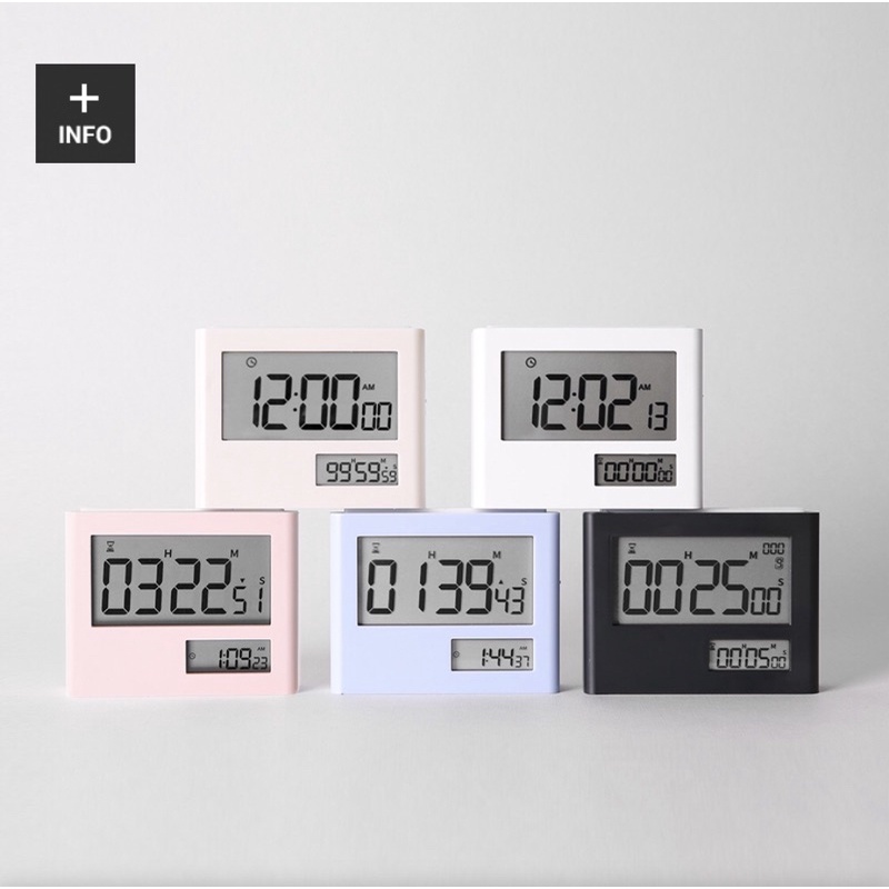 Đồng hồ để bàn học tập đèn LED LIFESUM CHÍNH HÃNG
