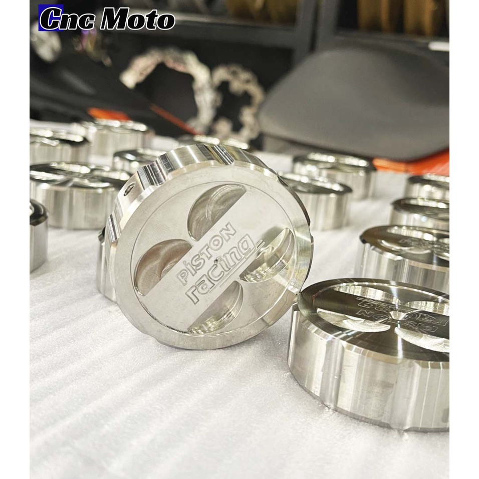 NẮP BÌNH XĂNG inox 304 cnc mẫu trái piston độc đáo