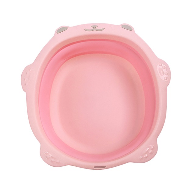 CHẬU THAU HÌNH CHÚ GẤU GẤP GỌN CHO BÉ