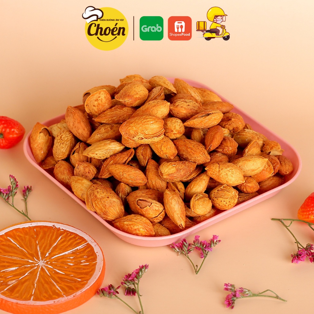Hạnh Nhân Rang Bơ 450g Siêu Mỏng Vỏ Loại 1 Thơm Ngon Choen74