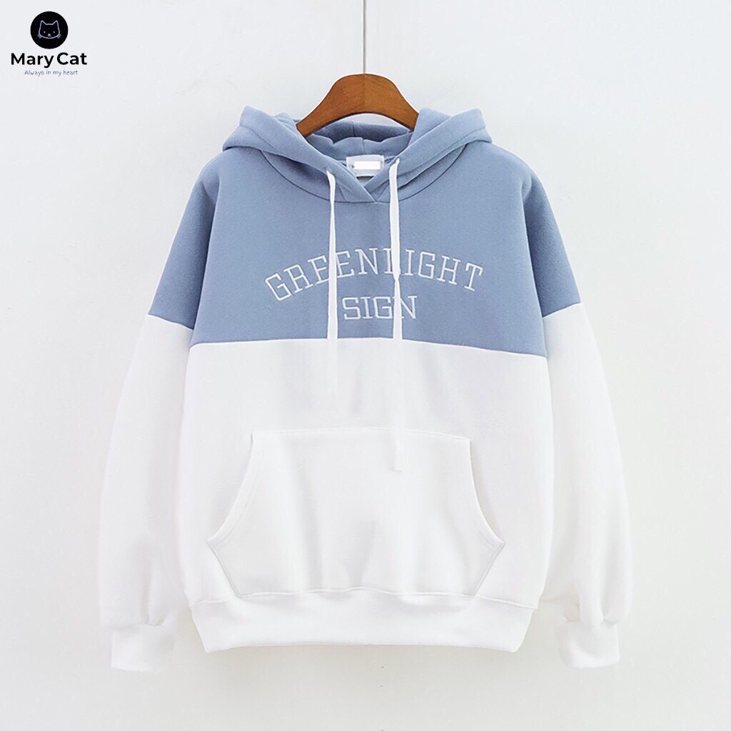 Áo khoác nỉ  NỈ hoodie nữ hình thật phối màu đẹp