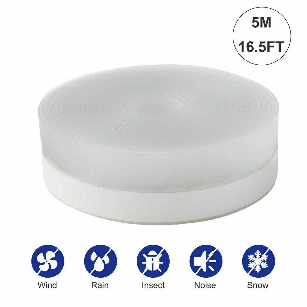 16 Feet Door Strip Strip Strip Silicone Windows Bottom Stopper 5m