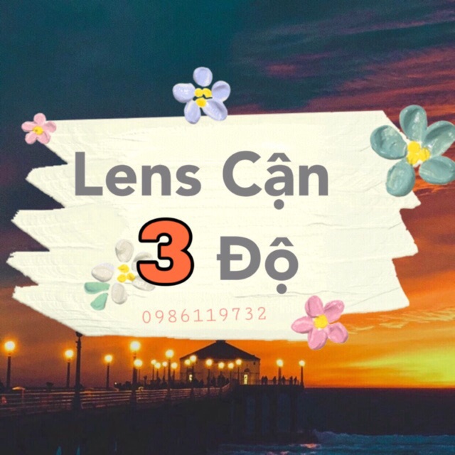 [ 30 MẪU ] Lens áp tròng Cận ( 3 độ ) + Khay gương dụng cụ