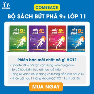 Sách - Bứt phá 9+ môn Tiếng anh lớp 11 (Theo chương trình GDPT cũ)