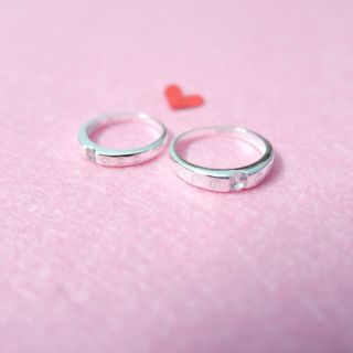 Nhẫn cặp bằng bạc