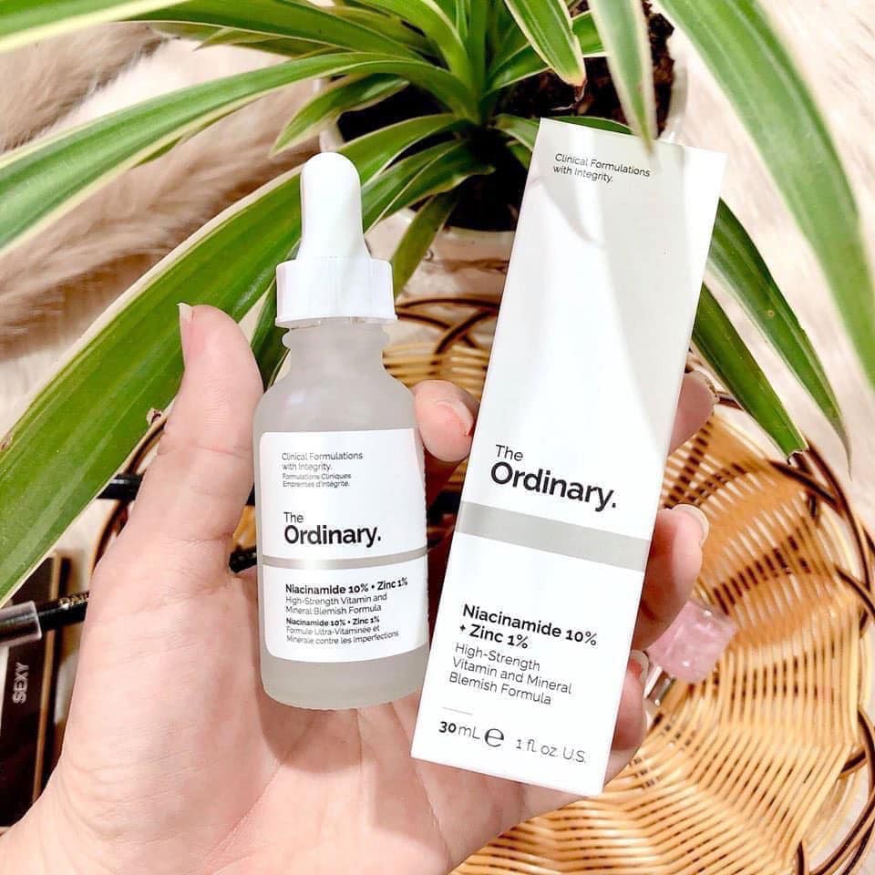 Tinh Chất Giảm Mụn Thâm The Ordinary Niacinamide 10% + Zinc 1% - SERUM Giảm Thâm Mụn - 30ML