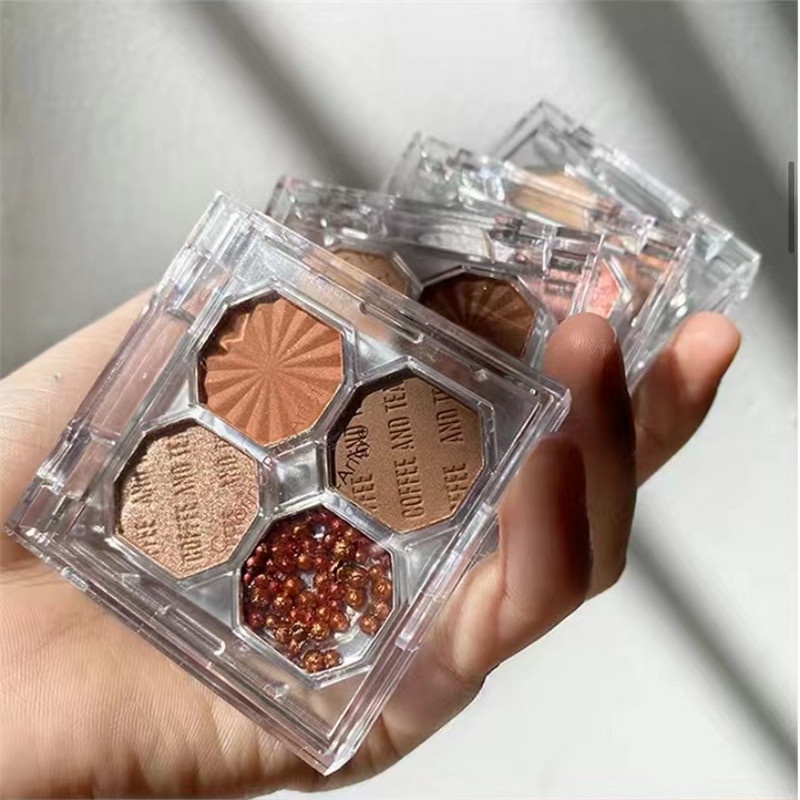 [Hàng mới về] Bảng phấn mắt Colorina Pro-Artist với 4 màu tông nude đất chống thấm nước lâu trôi | BigBuy360 - bigbuy360.vn