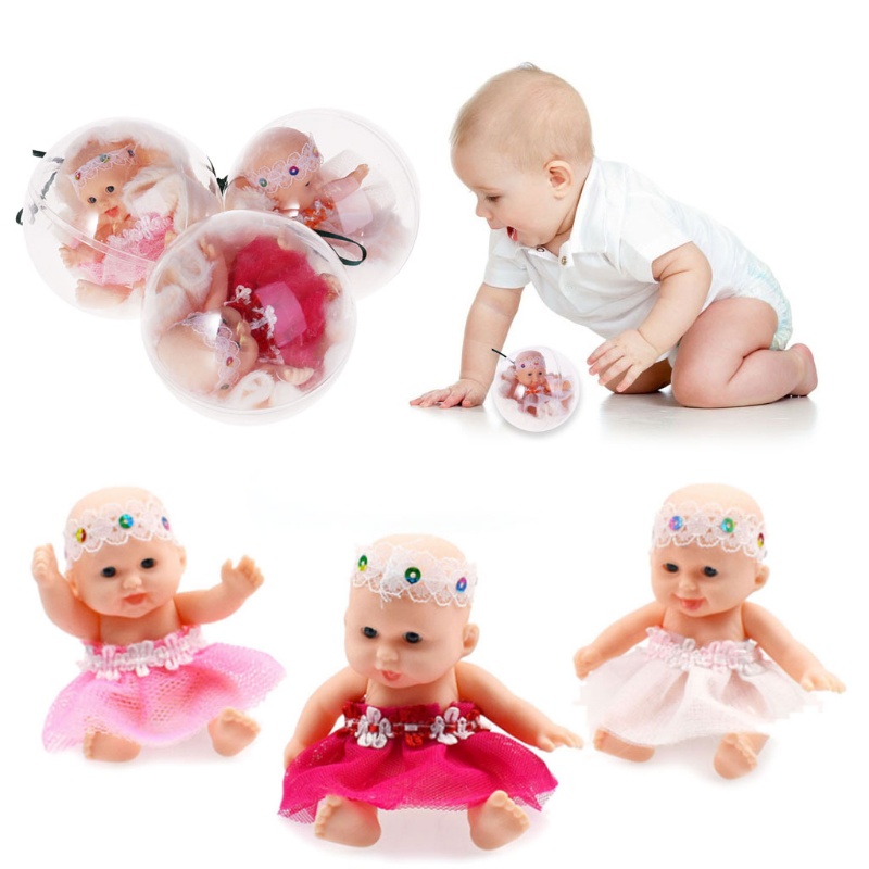 Búp Bê Trong Suốt Kích Thước 4 Inch Như Thật