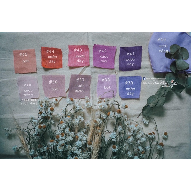 Set vải nhỏ 5 miếng 5 màu chọn tự do | BigBuy360 - bigbuy360.vn