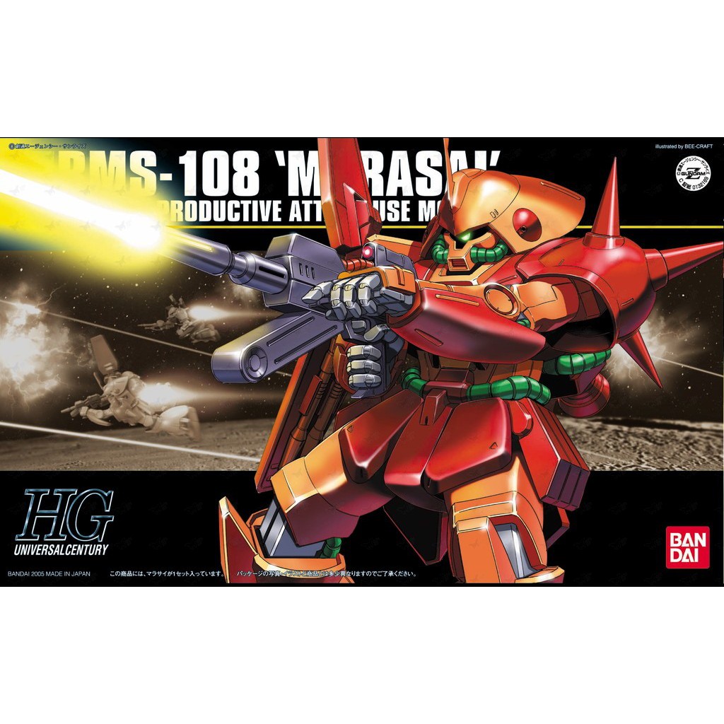 Mô hình Gundam HG RMS-108 Marasai Bandai 4573102579522