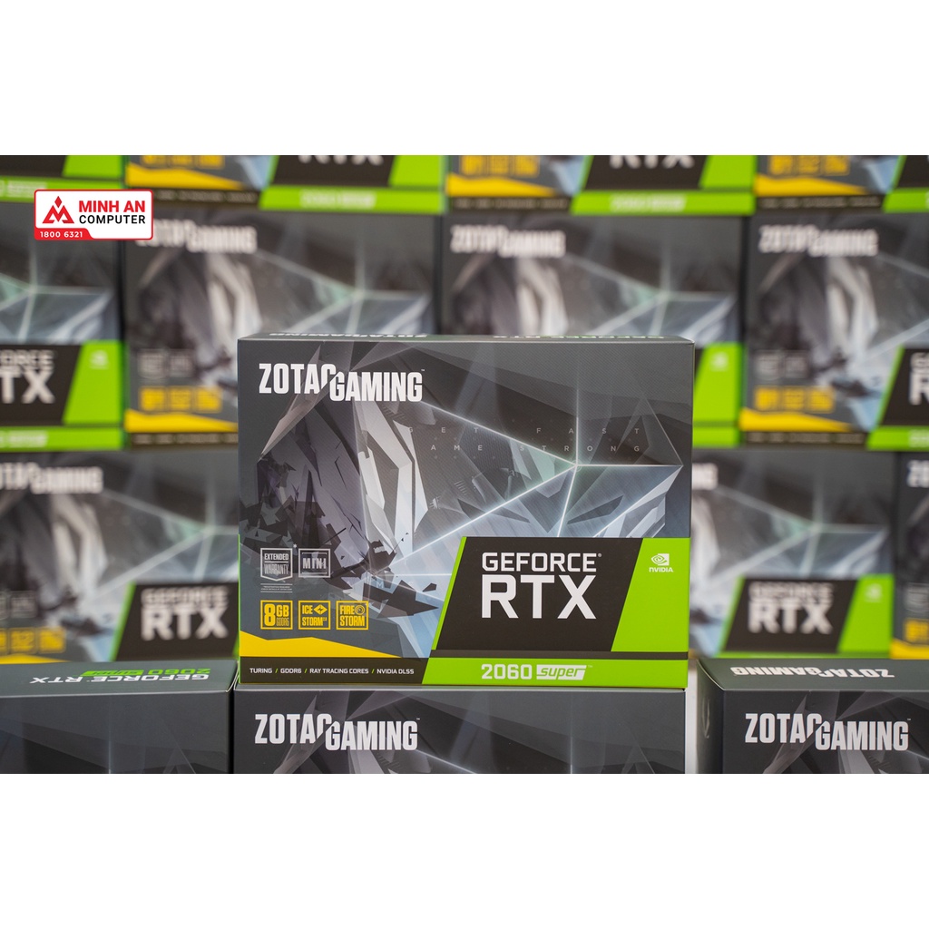 VGA ZOTAC Gaming Geforce RTX 2060 Super mini 8GB 256BIT GDDR6 (ZTT20610E10M)