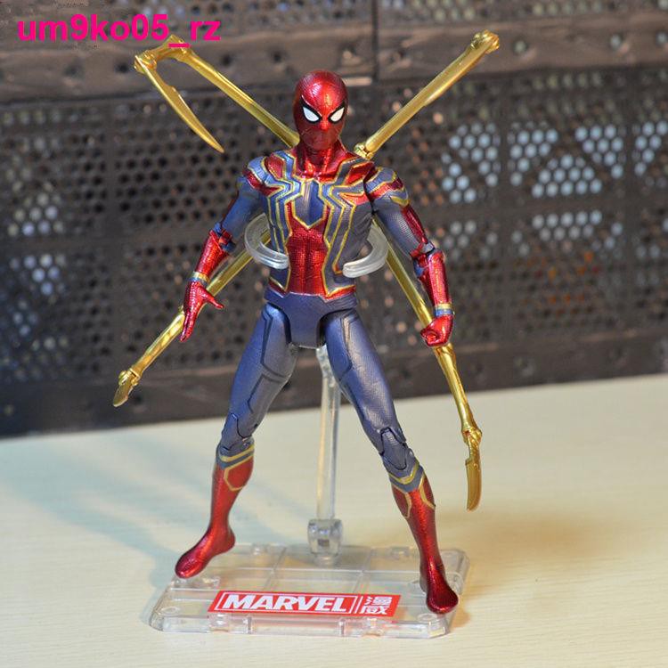 đồ sơ sinhMarvel Iron Man figure Đồ chơi người nhện anime búp bê Avengers