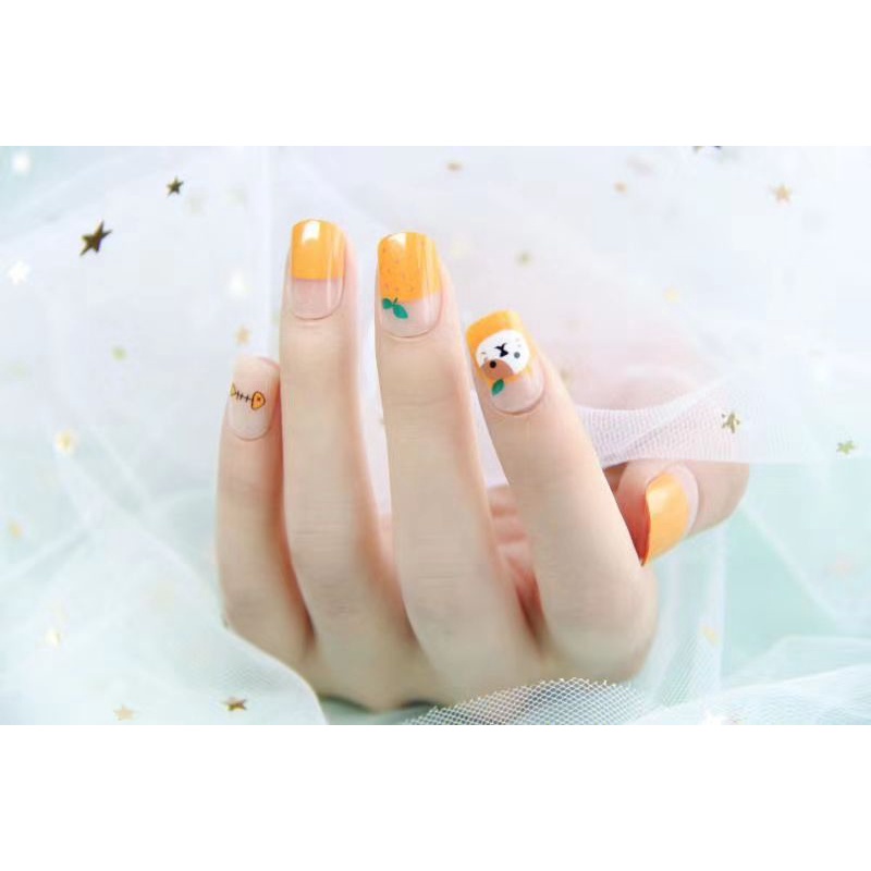 NailBox 073 SUMMER - {Sẵn Keo sau móng} - HỘP 30 MÓNG DÁN CAO CẤP GODDEED BỘ SƯU TẬP MÓNG DÁN CAO CẤP
