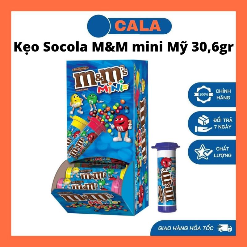 Socola M&amp;M mini Mỹ 30,6g