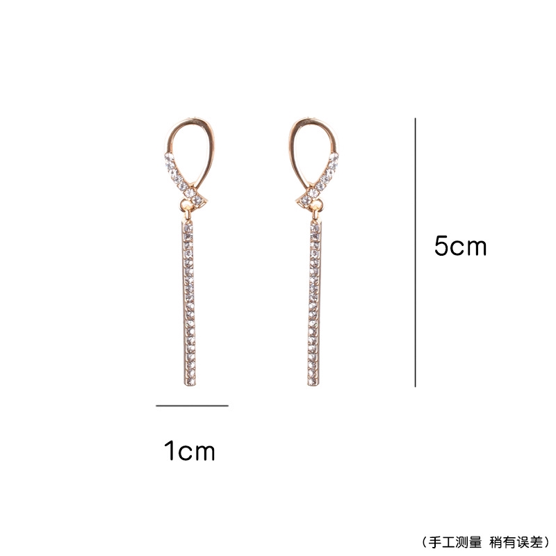 Bông Tai Bạc 925 Đính Đá Phong Cách Hàn Quốc Cho Nữ