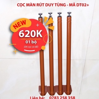 Cọc màn rút Duy Tùng mã DT02 mã có chân đế không cần bắt vít