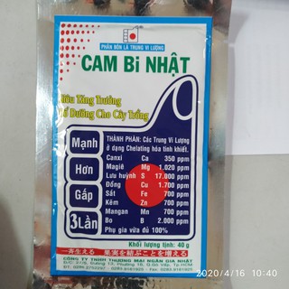 Phân bón lá trung vi lượng Cambi Nhật gói 40g