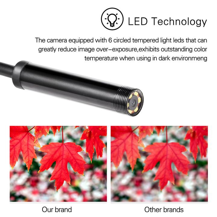 Camera nội soi chống nước IP67 5.5mm cho Android | BigBuy360 - bigbuy360.vn