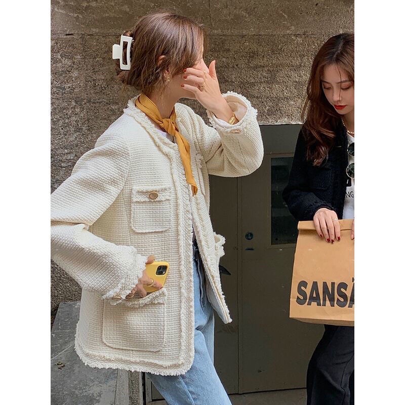 Áo dạ tweed form rộng siêu đẹp siêu sang hàng Quảng Châu loại 1 | BigBuy360 - bigbuy360.vn