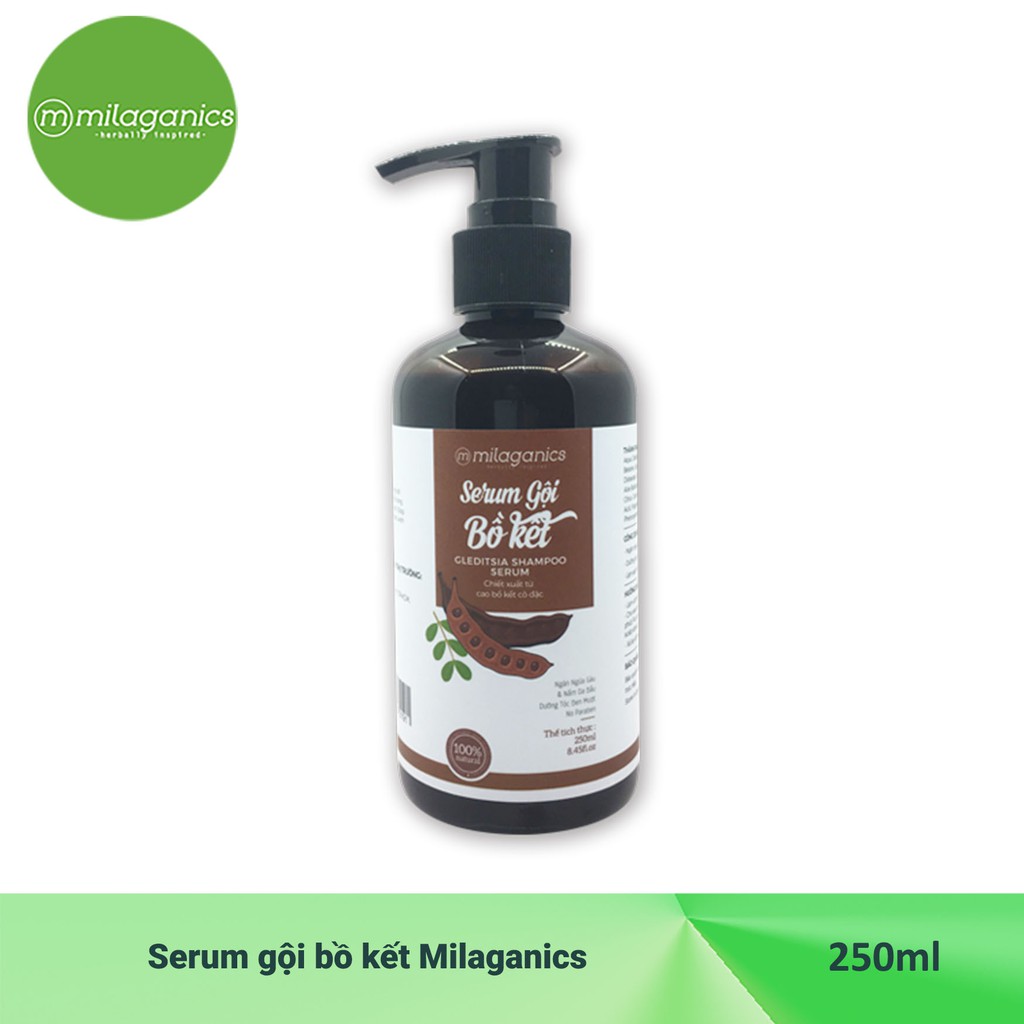 Serum gội bồ kết Milaganics 250ml | BigBuy360 - bigbuy360.vn